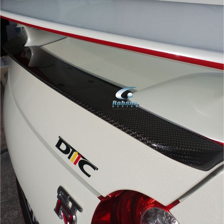 Nissan GTR-35 Premium Carbon Fiber Rear Boot Lip 2006-2015