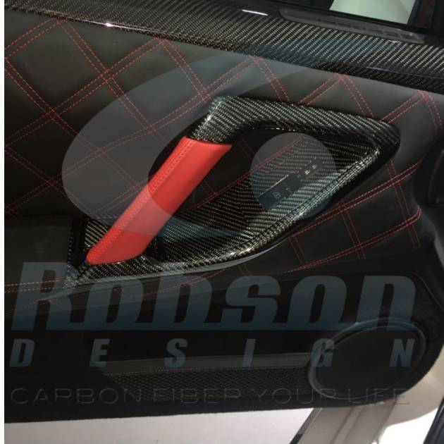 Nissan GTR-35 Premium Carbon Fiber Door Handle Set including Power Window Panel(12 pcs)2006-2015 (core exchange required)