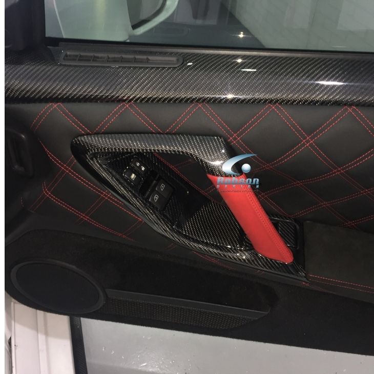 Nissan GTR-35 Premium Carbon Fiber Door Handle Set including Power Window Panel(12 pcs)2006-2015 (core exchange required) - Image 2