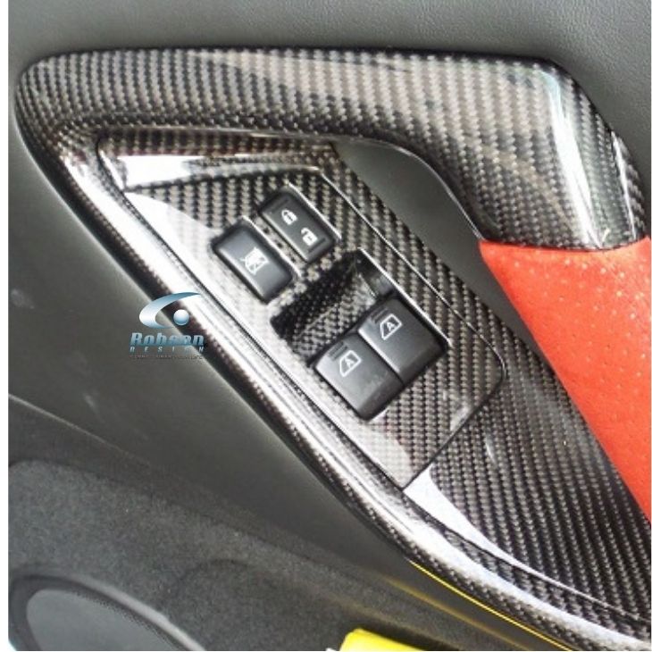 Nissan GTR-35 Premium Carbon Fiber Door Handle Set including Power Window Panel(12 pcs)2006-2015 (core exchange required) - Image 4