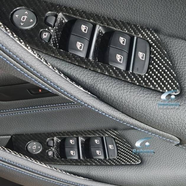 BMW G30 5 Series 2017-2020 Premium Carbon Fiber Power Window Panel- 4pcs (core exchange required)