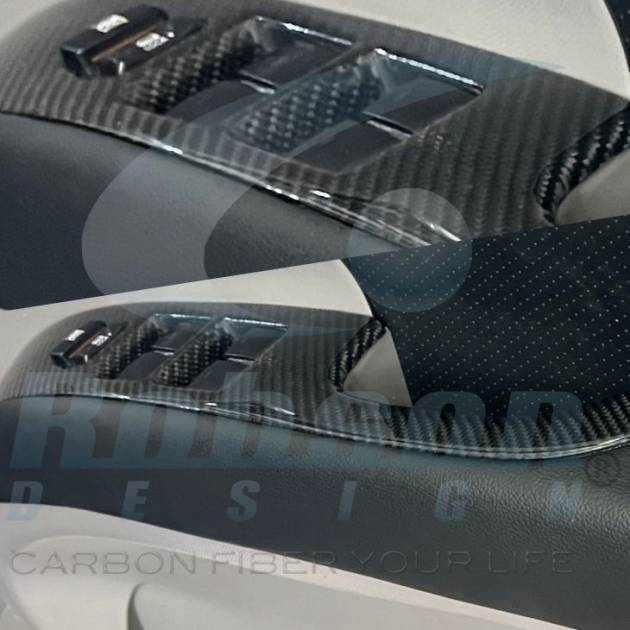 Toyota Estima 2006-2012 carbon Fiber Power Window Panels (core exchange required)