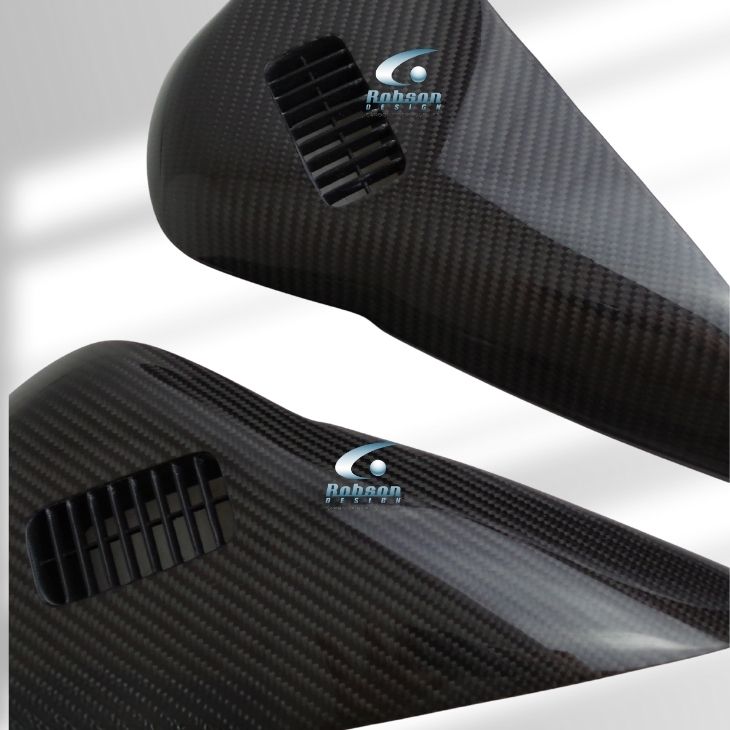 Nissan GTR-35 Premium Carbon Fiber Dashboard Side panels *2pcs*2006-2015 (core exchange required)