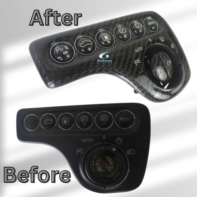 Maserati GranTurismo MC Stradale 2013-2019 carbon Fiber headlight control panel(core exchange required)