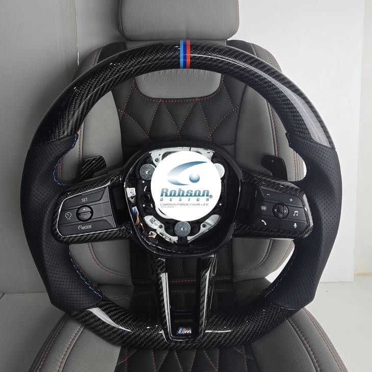 BMW X1 U11 2024 Genuine Carbon Fiber Steering Wheel (core exchange required)