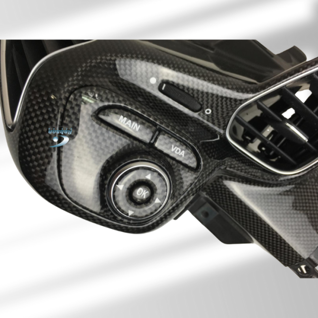 Ferrari 458 Italia Premium Plain Carbon Fiber Button Cluster (Main / VDA / OK)2009-2015(core exchange required)