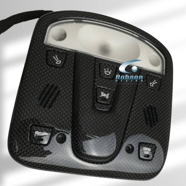 Ferrari 458 Italia Premium Plain Carbon Fiber Cabin Light Control Panel With Button 2009-2015(core exchange required)