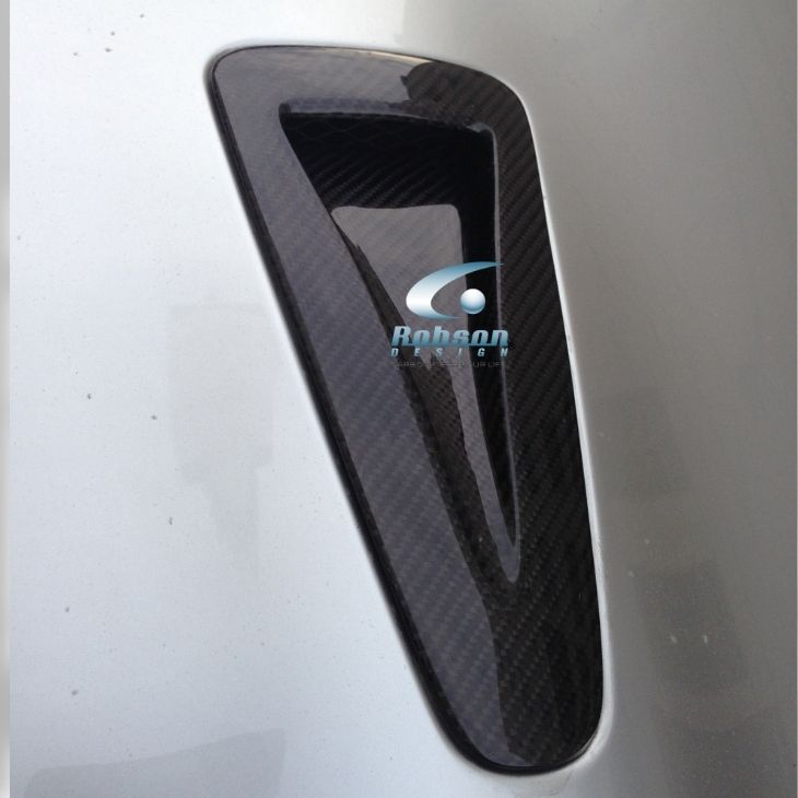 Nissan GTR-35 Premium Carbon Fiber Bonnet Air Vents *2pcs*2006-2015 (core exchange required) - Image 2