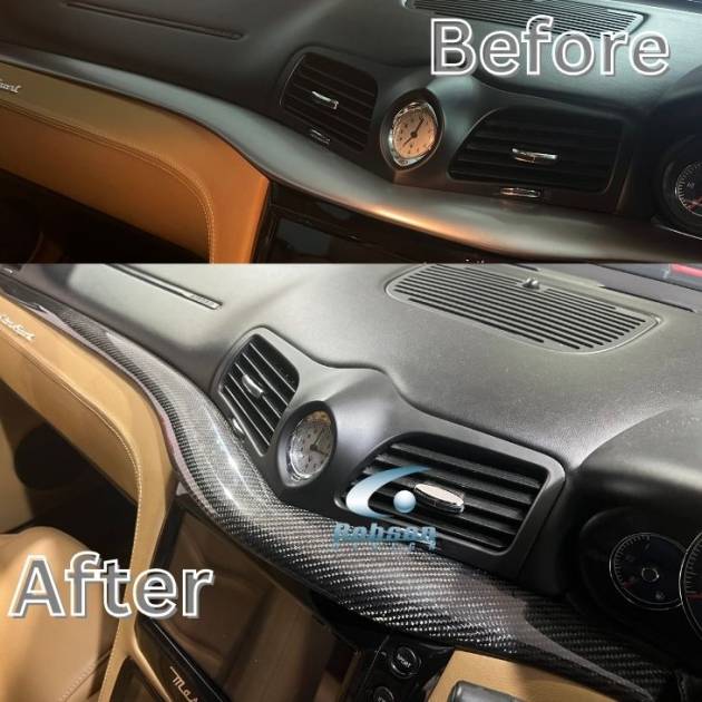 Maserati GranTurismo MC Stradale 2013-2019 carbon Fiber Interior panels *6pcs*core exchange required)