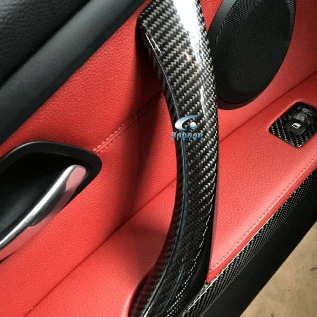 BMW E92 E93 Premium Carbon Fiber Door Puller Cover *2pcs*(core exchange required)