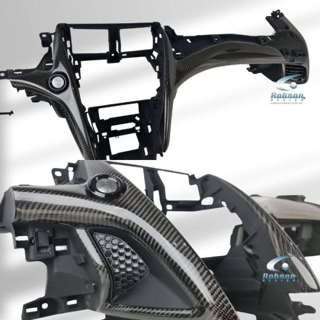 Honda NSX NC1 2017-2022 Premium Carbon Fiber Full Dash Panel (2pcs) (core exchange required)