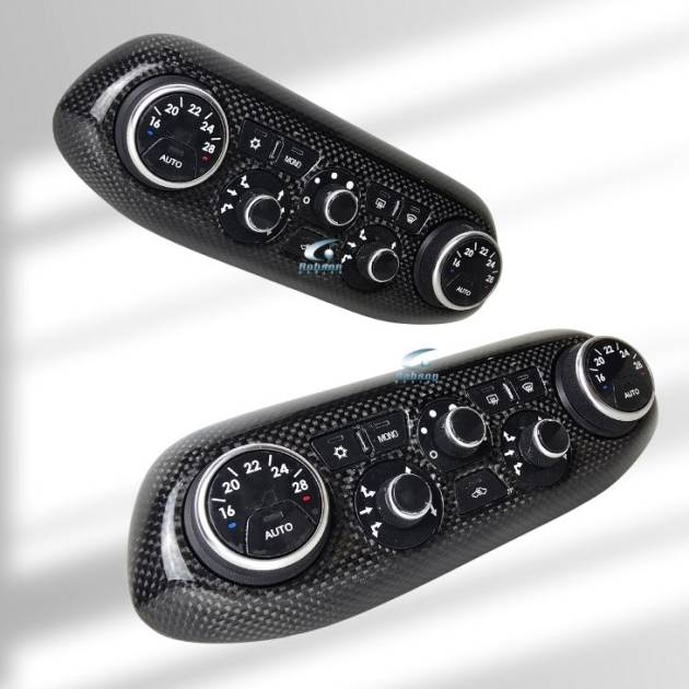 Ferrari 458 Italia Premium Plain Carbon Fiber AC Control Panel 2009-2015(core exchange required)