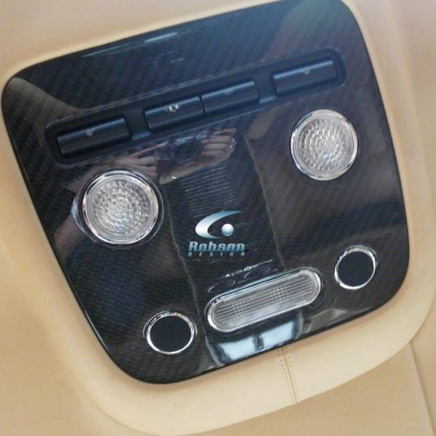 Bentley Continental GT Premium Carbon Fiber Rear Cabin Light Panel