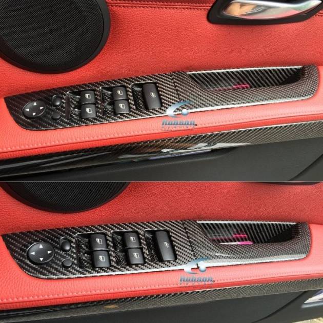 BMW E92 E93 Premium Carbon Fiber Power Window Panel *2pcs*(core exchange required)