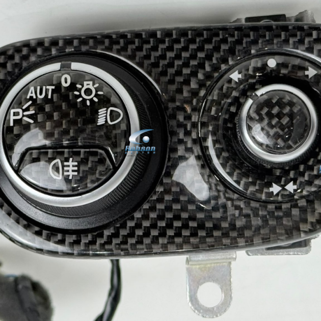 Ferrari 458 Plain Carbon Fiber Headlight Control Panel 2009-2015(core exchange required)