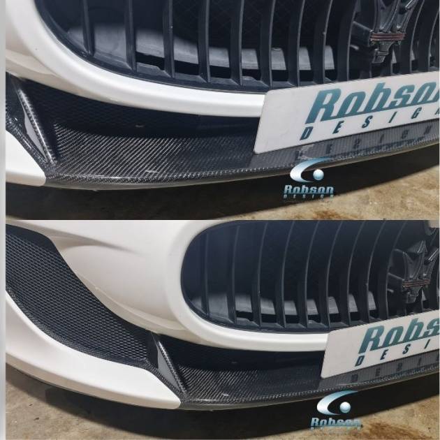 Maserati Gran Turismo MC Stradale 2013-2019 Carbon Fiber Front Bumper Lip (core exchange required)
