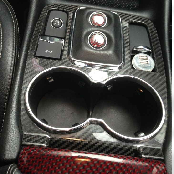 Maserati GranTurismo MC Stradale 2013-2019 carbon Fiber Shift Panel Without Buttons(core exchange required) - Image 4