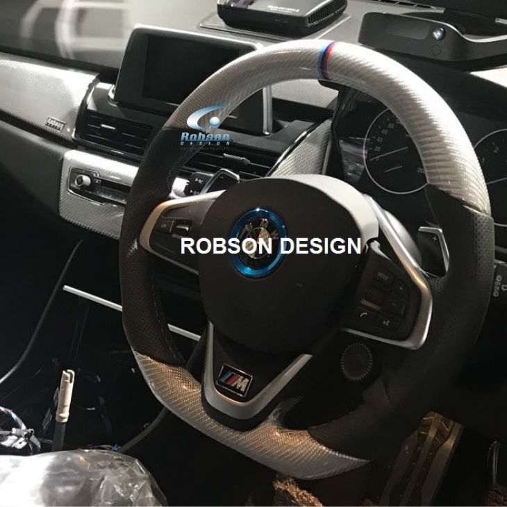 BMW 2 Series F45 X1 F48 X2 F47 Premium Silver Kevlar Steering Wheel(core exchange required)