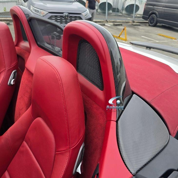 Porsche Boxster 987 Premium Carbon fiber Roll Bar Covers (core exchange required) - Image 4