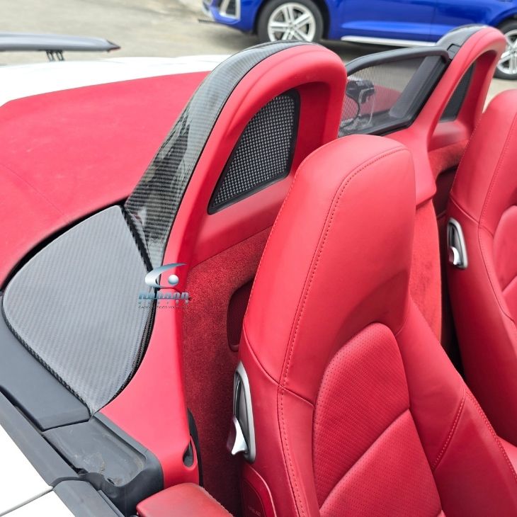 Porsche Boxster 987 Premium Carbon fiber Roll Bar Covers (core exchange required) - Image 5
