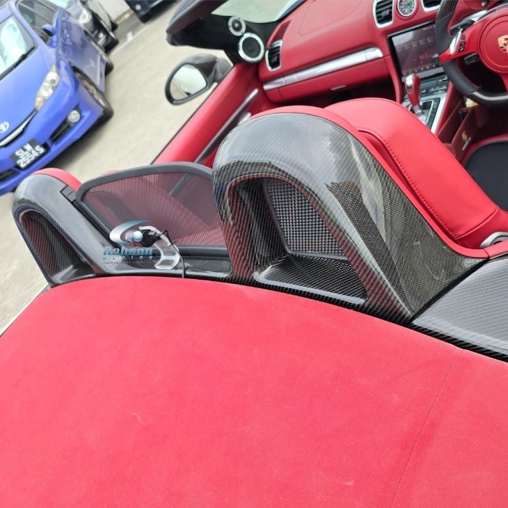 Porsche Boxster 987 Premium Carbon fiber Roll Bar Covers (core exchange required) - Image 6