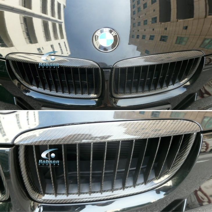 BMW E90 Premium Carbon Fiber Front grill*2 pcs*(core exchange required)