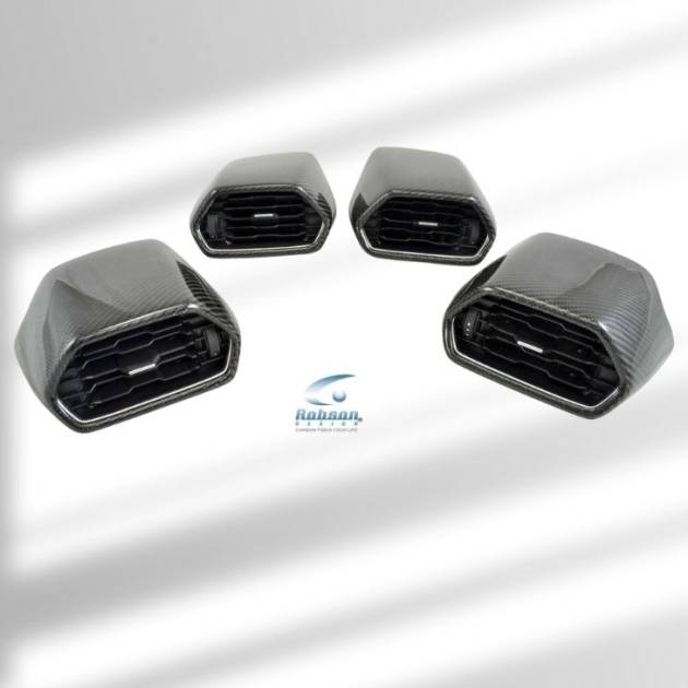 Lamborghini Huracan Premium Carbon Fiber Aircon Cover *4pcs*(core exchange required)