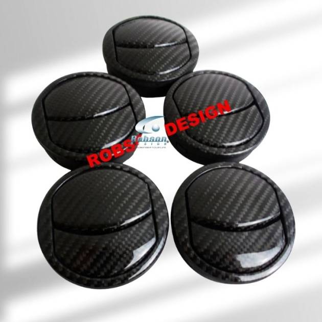 Lamborghini Gallardo/Super Leggera Premium Carbon Fiber Aircon Ring/Vents *5pcs*(core exchange required)
