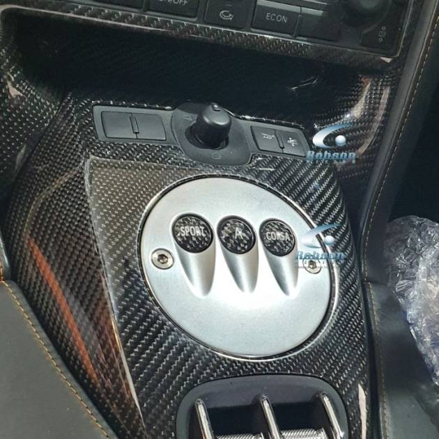 Lamborghini Gallardo/Super Leggera Premium Carbon Fiber 'Corsa' 'Sport' 'A' Button*3pcs*