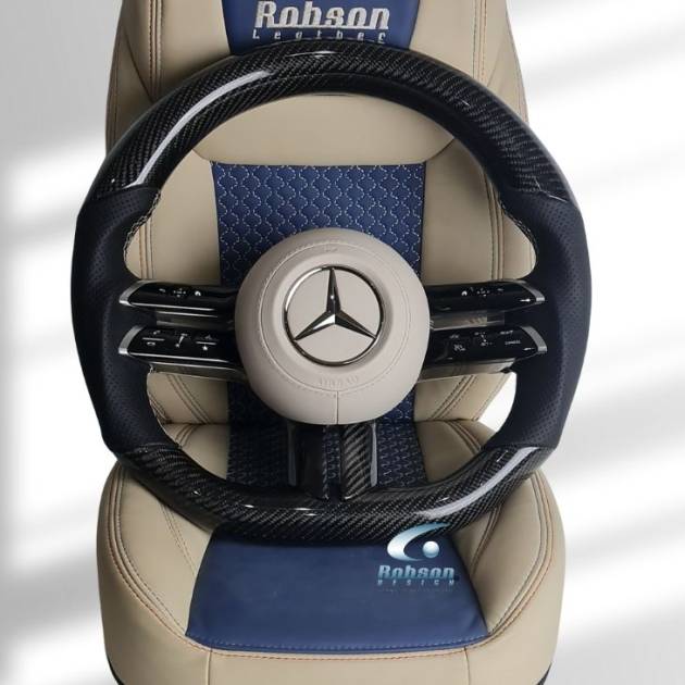 Mercedes Benz SL63 AMG GT W213 W223 C238 W297 Premium Carbon Fiber Steering Wheel 2021-2023(core exchange required)