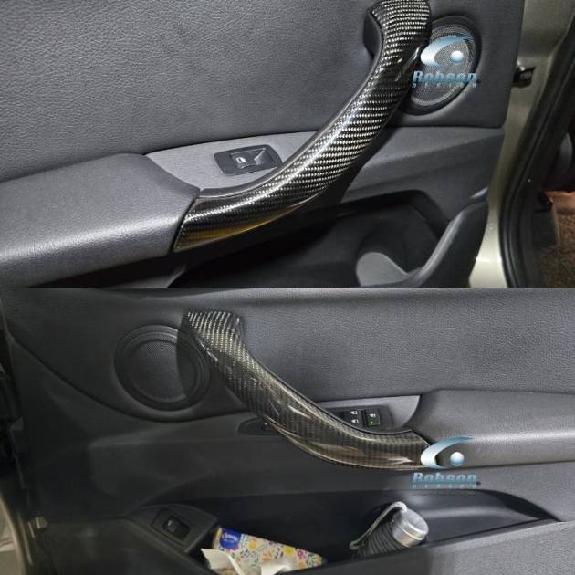 BMW X1 F48 2016-2018 X2 F47 2018-2021 Premium Carbon Fiber Internal Door Puller*3pcs*(core exchange required)