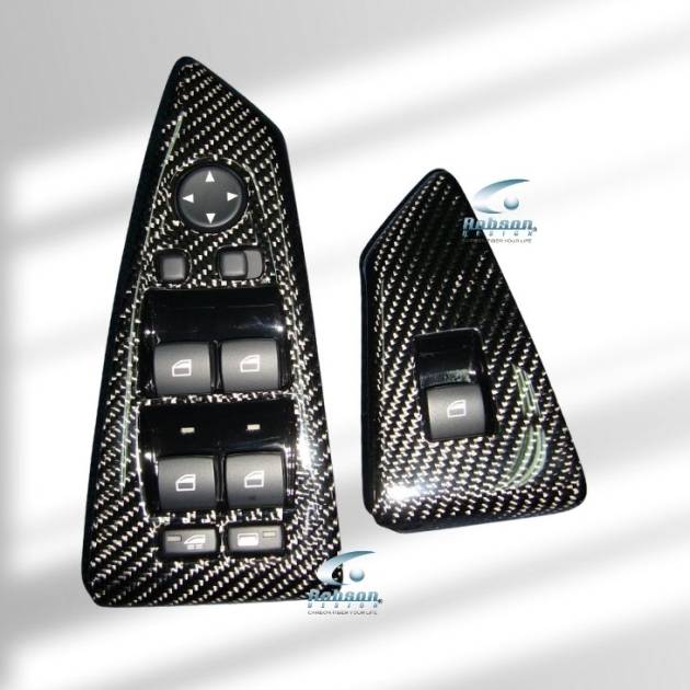 BMW 6 Series E64 2003-2010 Premium Carbon Fiber Power Window Panels *2pcs* (core exchange required)