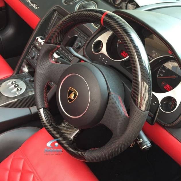 Lamborghini Gallardo/Super Leggera Premium Carbon Fiber Steering Wheel (core exchange required)