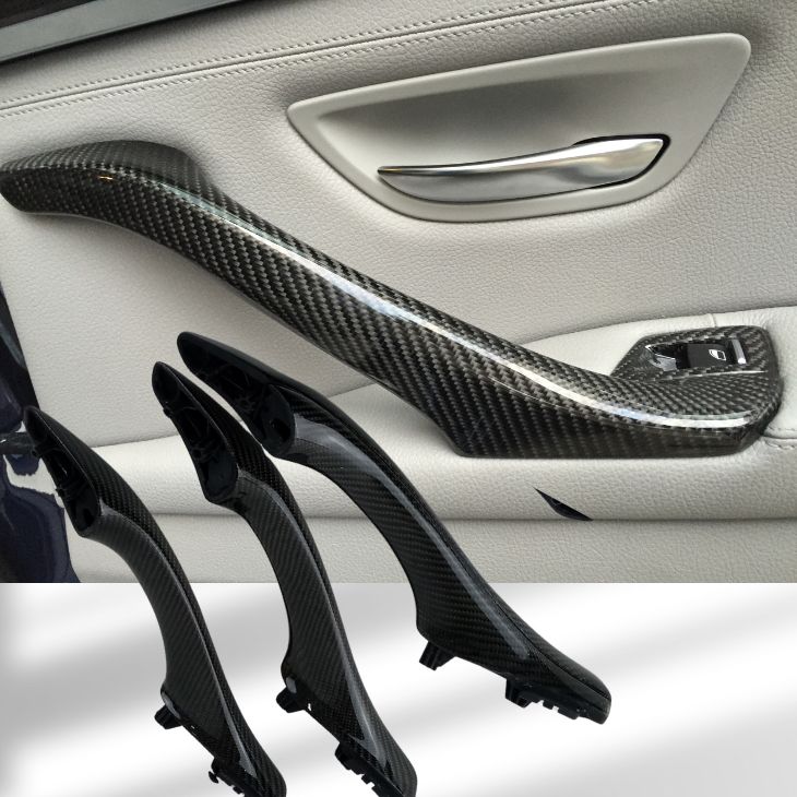 BMW 5 Series F10 Premium Carbon Fiber Door handles *3pcs*(core exchange required) - Image 2