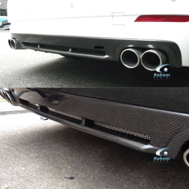 BMW 5 Series F10 Premium Carbon Fiber Rear Diffuser