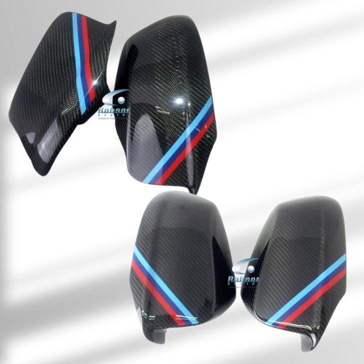 BMW 5 Series F10 Premium Carbon Fiber Side Mirror Cover *2pcs*(core exchange required) - Image 2