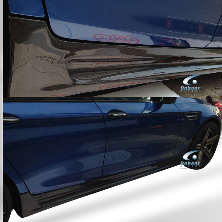 BMW 5 Series F10 Premium Carbon Fiber Side Skirt *2pcs*(core exchange required) - Image 2
