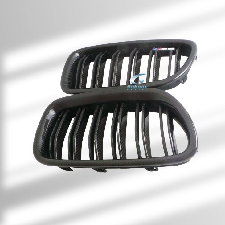 BMW 5 Series F10 M5 Premium Carbon Fiber Front Grill *2pcs*(core exchange required) - Image 4