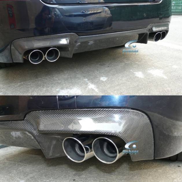 BMW 5 Series F10 M5 Premium Carbon Fiber Rear Diffuser (core exchange required)