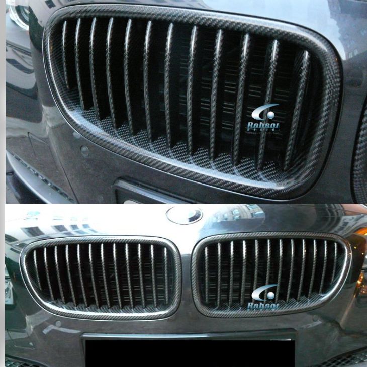 BMW 5 Series F10 Premium Carbon Fiber Front Grill *2pcs*(core exchange required) - Image 2