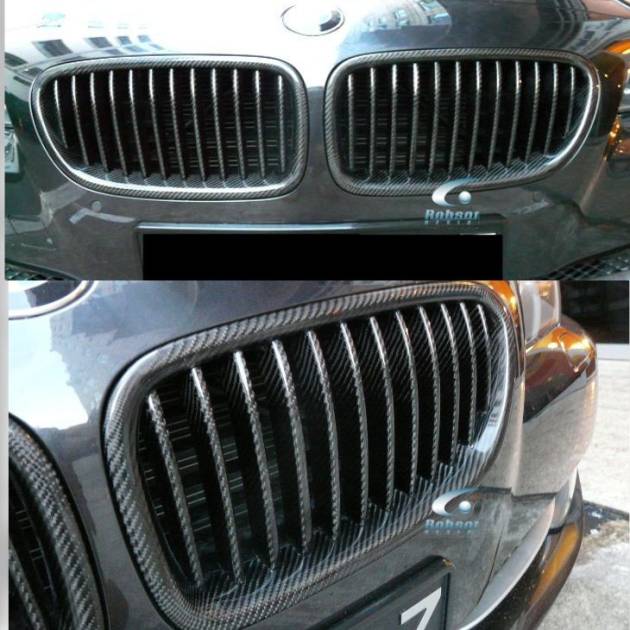 BMW 5 Series F10 Premium Carbon Fiber Front Grill *2pcs*(core exchange required)