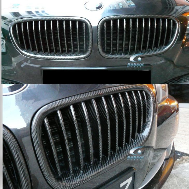 BMW 5 Series F10 Premium Carbon Fiber Front Grill *2pcs*(core exchange required)