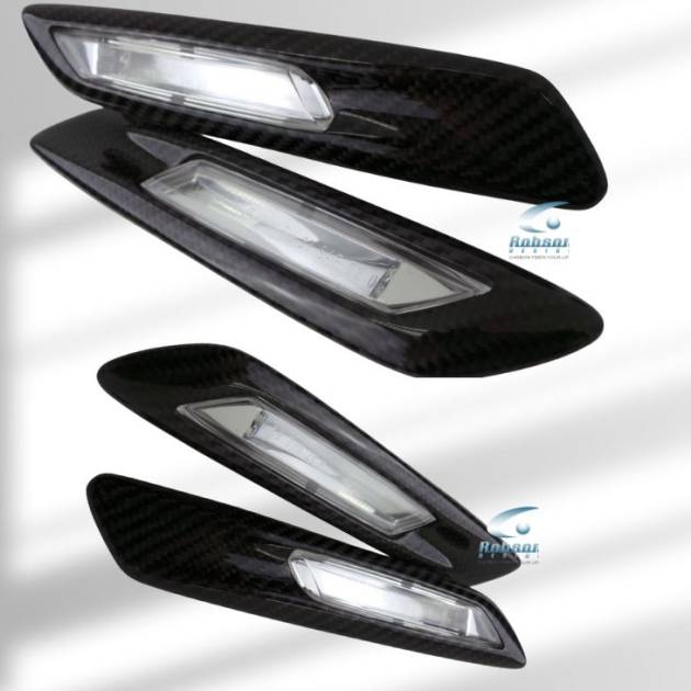 BMW 5 Series F10 Premium Carbon Fiber Signal Light Cover *2pcs* (core exchange required)