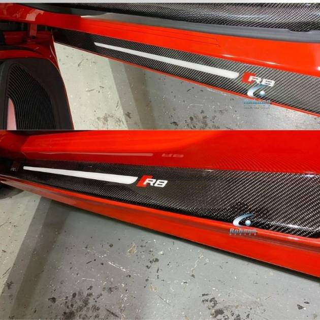 Audi R8 V10 Premium Carbon Fiber Door Puller Cup*2pcs* 2020-2024(core exchange required)