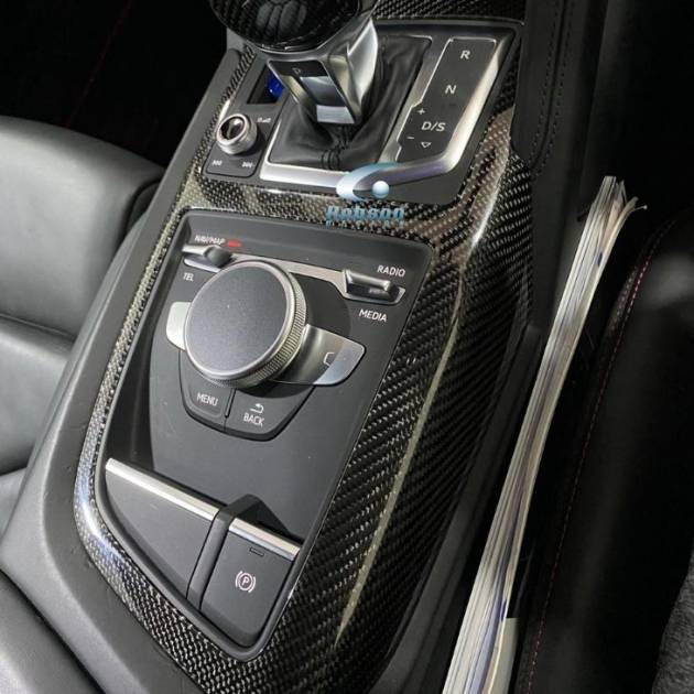 Audi R8 V10 Premium Carbon Fiber Gear Panel trim 2020-2024(core exchange required)