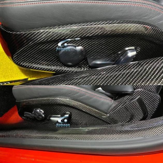 Audi R8 V10 Premium Carbon Fiber Seat Control Panel*2pcs* 2020-2024(core exchange required)