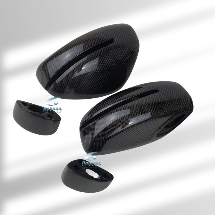 Audi R8 V10 Premium Carbon Fiber Side Mirror Cover 2020-2024 *2 pcs* (core exchange required)