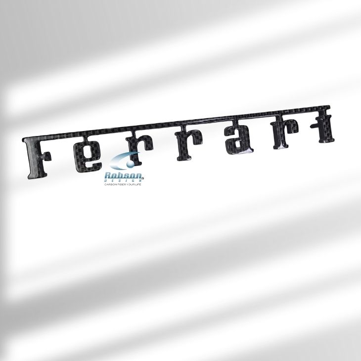 Ferrari 430/599 Premium Plain Carbon Fiber Rear Boot Emblem(core exchange required) - Image 3