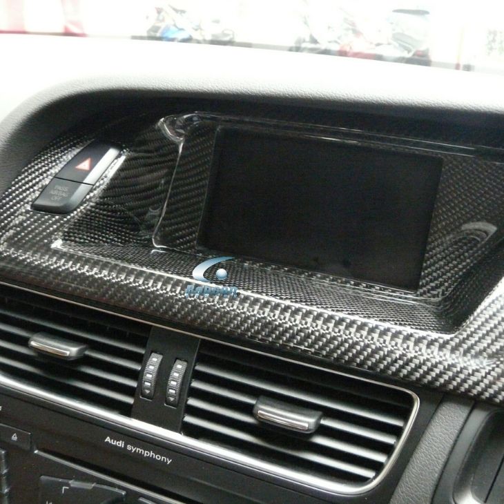 Audi A4 B8 A5 09-12 Premium Carbon Fiber Dash Panel *2pcs*(core exchange required) - Image 2