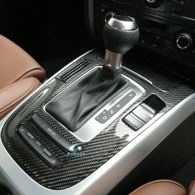 Audi A4 B8 A5 09-12 Premium Carbon Fiber Shift Panel & Ashtray Cover *2pcs*(core exchange required)